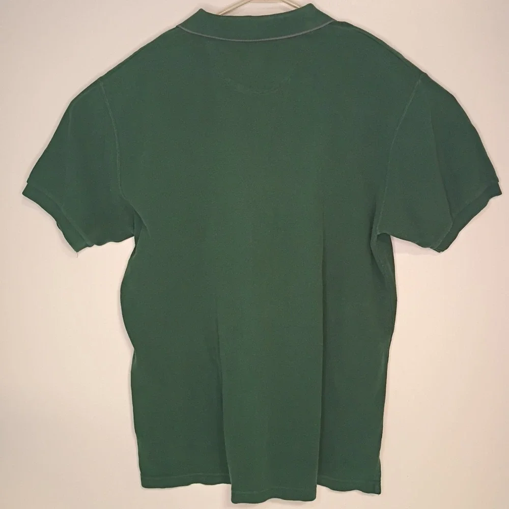 Vintage Chaps Ralph Lauren Polo‎ Shirt Mens XL Green Short Sleeve Cotton Logo